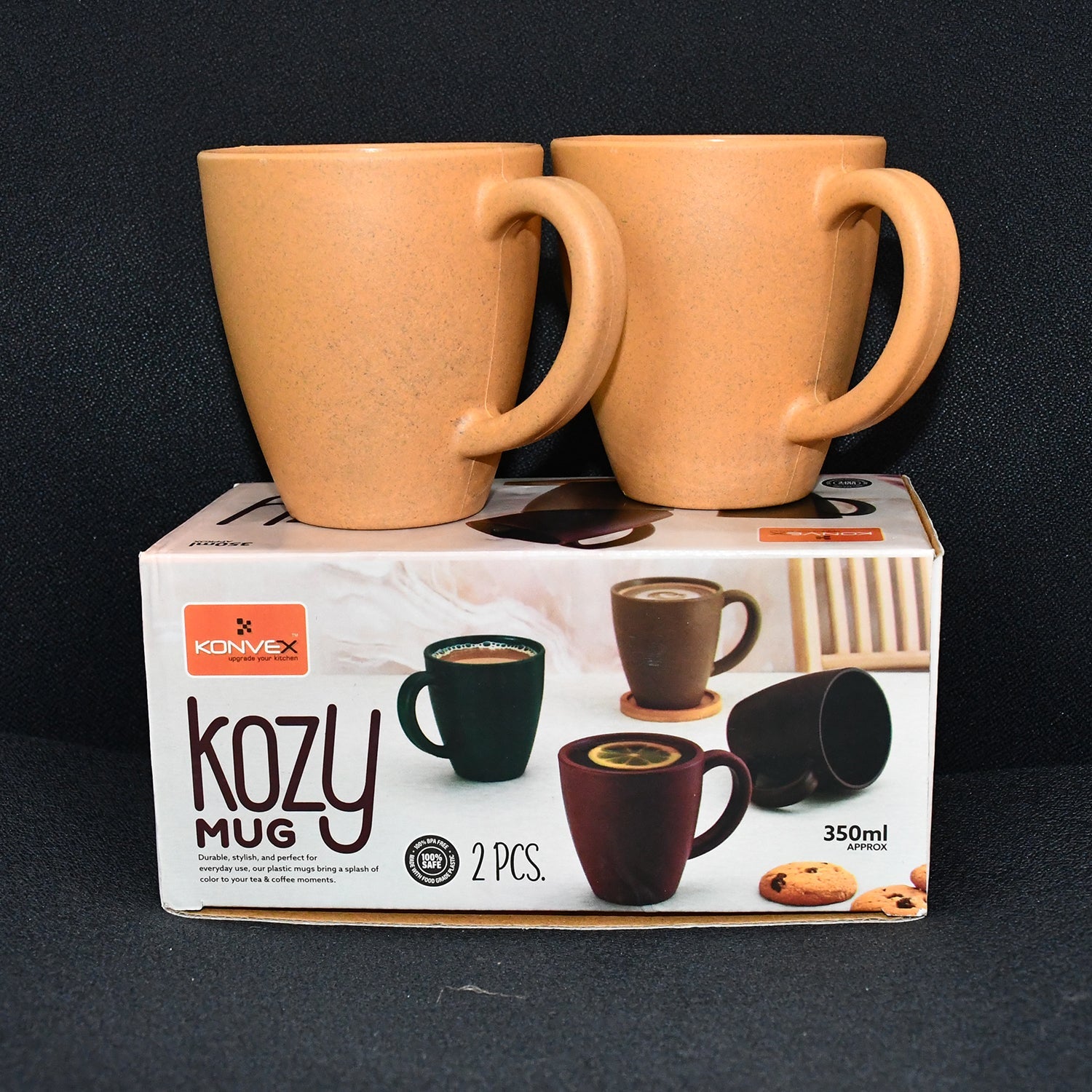 Konvex Premium Coffee and Tea Mugs (2 Pc / 350ML) Konvex Premium Coffee and Tea Mugs (2 Pc / 350ML)